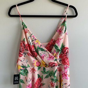 Express beach dress, floral, brand new with tags, size medium